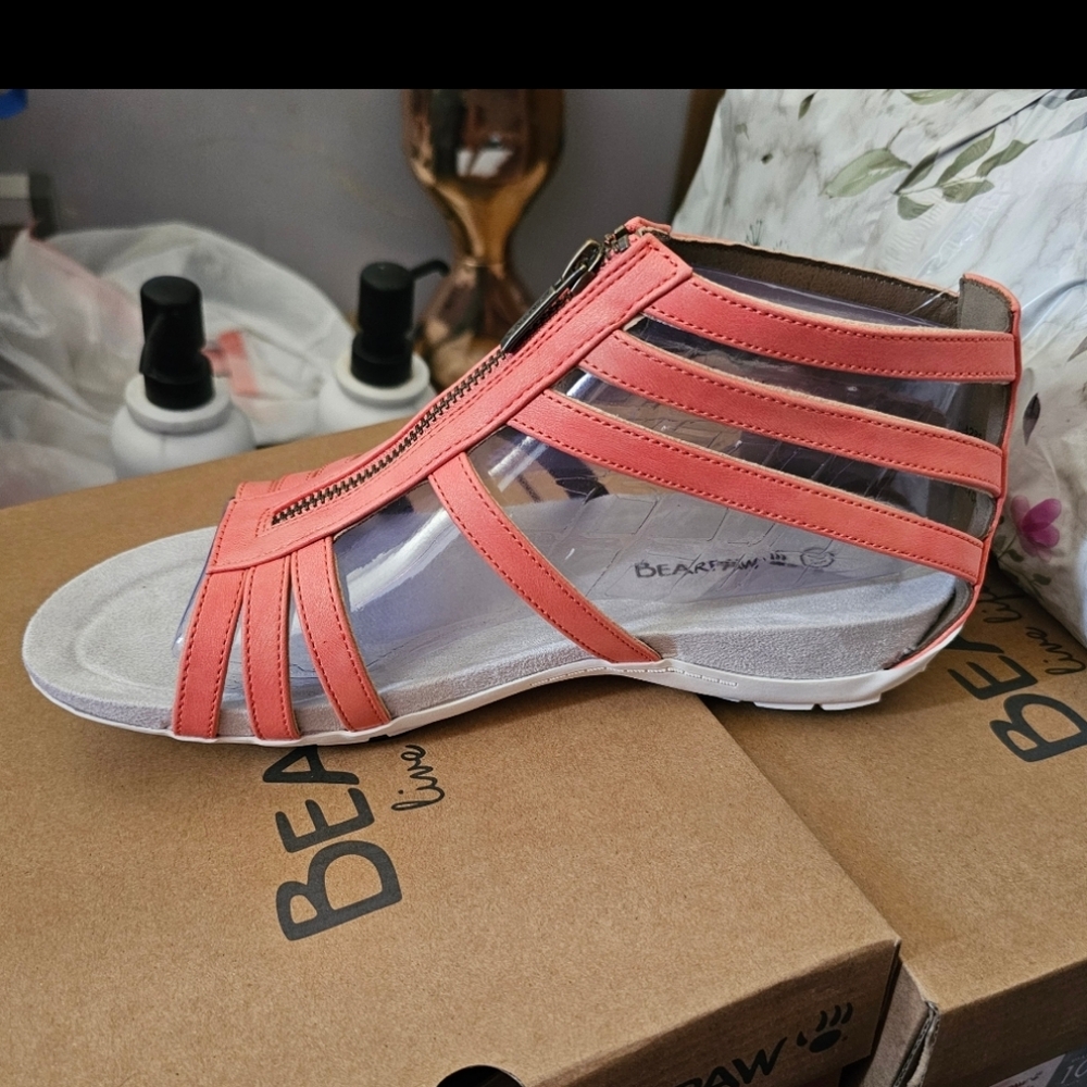 BearPaw Women's Coral Zipper Sandals - Picture 3 of 6